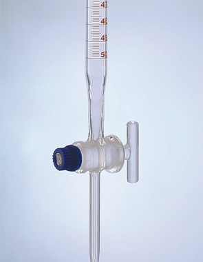 Burette Straight Bore Glass Key Screw Thread Class-A — Jennson burettes by A R Instruments Company Ambala
