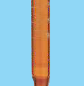 Burette Straight Bore PTFE Key Amber Class-A NABL — Jennson burettes by A R Instruments Company Ambala