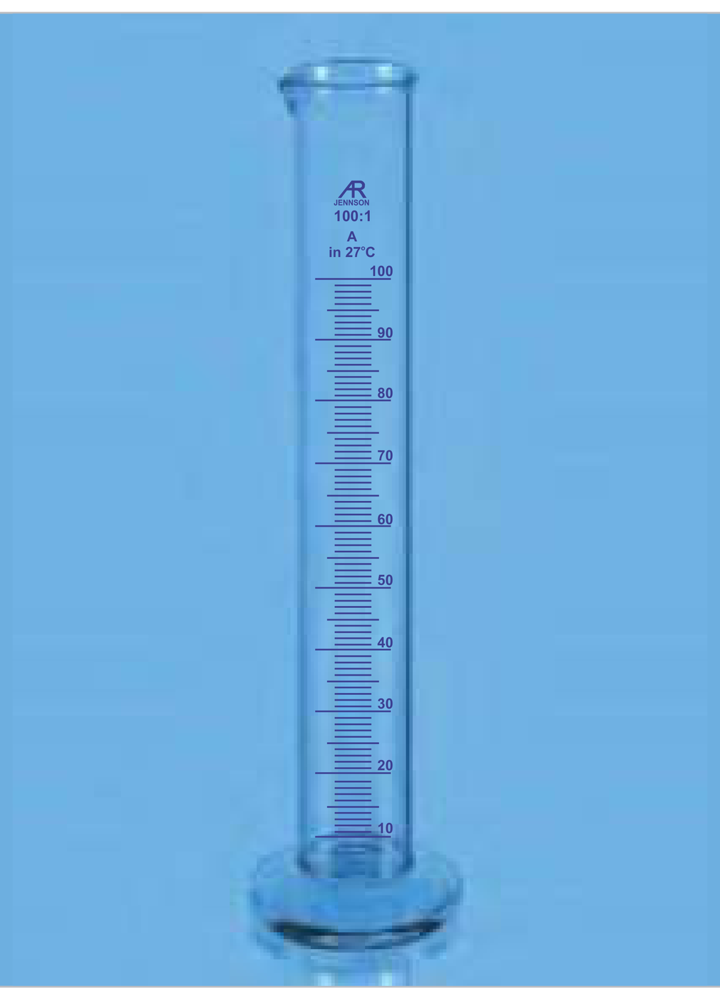 Measuring Cylinder Round Base Class-A NABL — Jennson measuring cylinders by A R Instruments Company Ambala