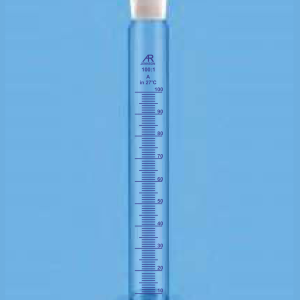 Measuring Cylinder with Stopper Round Base Class-B — Jennson measuring cylinders by A R Instruments Company Ambala