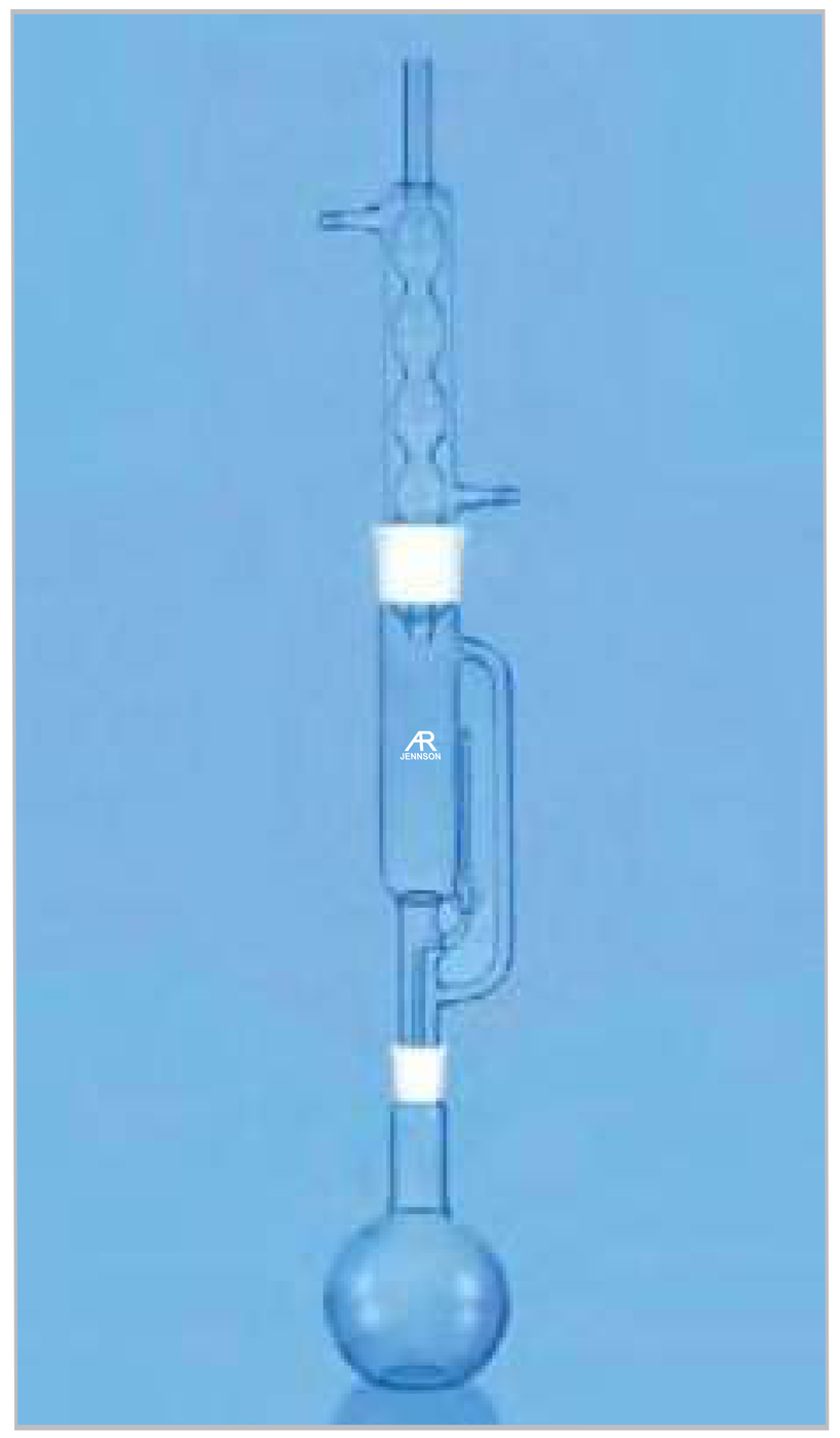 Soxhlet Extractor Apparatus Complete — Jennson general glassware by A R Instruments Company Ambala