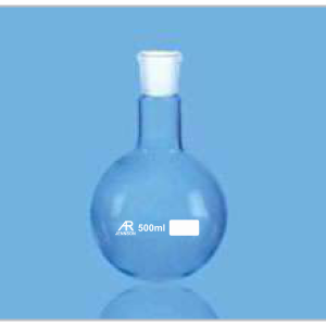Round Bottom Flask Single Neck with Joint — Jennson flasks by A R Instruments Company Ambala