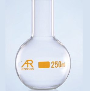 Flat Bottom Flask Single Neck without Joint — Jennson flasks by A R Instruments Company Ambala