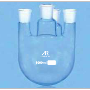 Round Bottom Flask Four Necks Parallel — Jennson flasks by A R Instruments Company Ambala