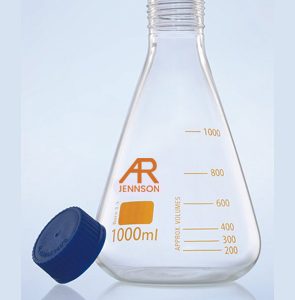 Flask Conical with Screw Cap — Jennson flasks by A R Instruments Company Ambala