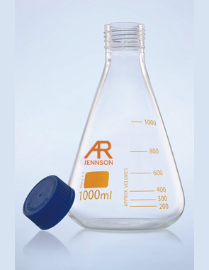Flask Conical with Screw Cap — Jennson flasks by A R Instruments Company Ambala