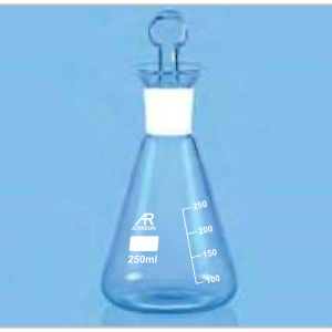 Flask Iodine with Cup and Stopper — Jennson flasks by A R Instruments Company Ambala