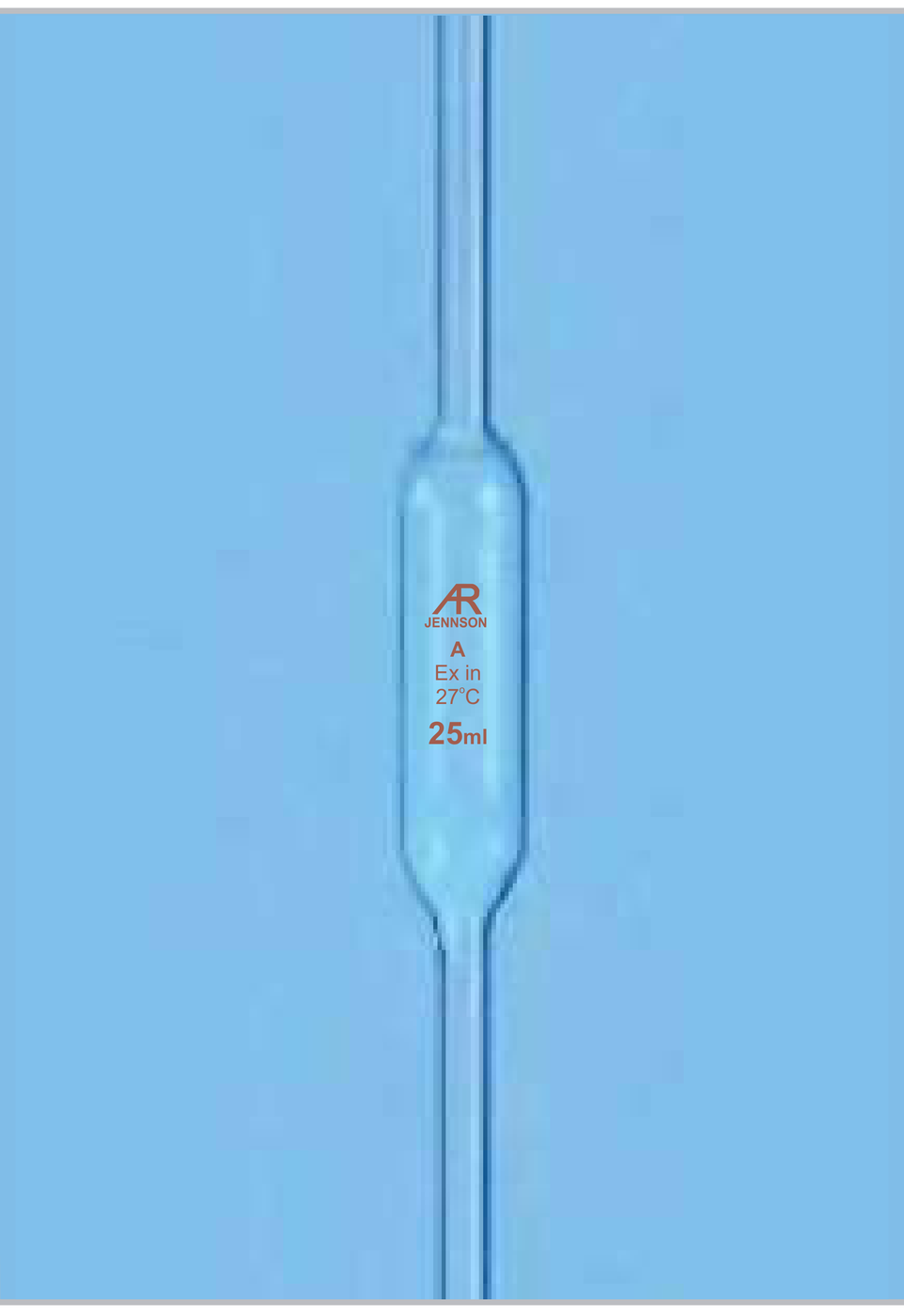 Volumetric Pipette One Mark Class-B — Jennson pipettes by A R Instruments Company Ambala