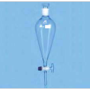 Separating Funnel Pear Shape Glass Stopcock — Jennson funnels by A R Instruments Company Ambala