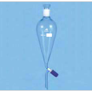 Separating Funnel Pear Shape Rotaflow Stopcock — Jennson funnels by A R Instruments Company Ambala