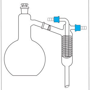 Distilling Apparatus Friedrichs Condenser with Stopper — Jennson distillation assemblies by A R Instruments Company…