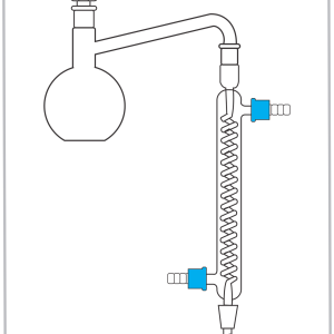 Ammonia Distilling Apparatus Graham Condenser — Jennson distillation assemblies by A R Instruments Company Ambala
