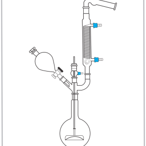 Reflux with Stirrer Assembly — Jennson distillation assemblies by A R Instruments Company Ambala