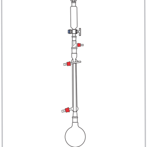 Reaction Assembly with Condenser and Funnel — Jennson distillation assemblies by A R Instruments Company Ambala