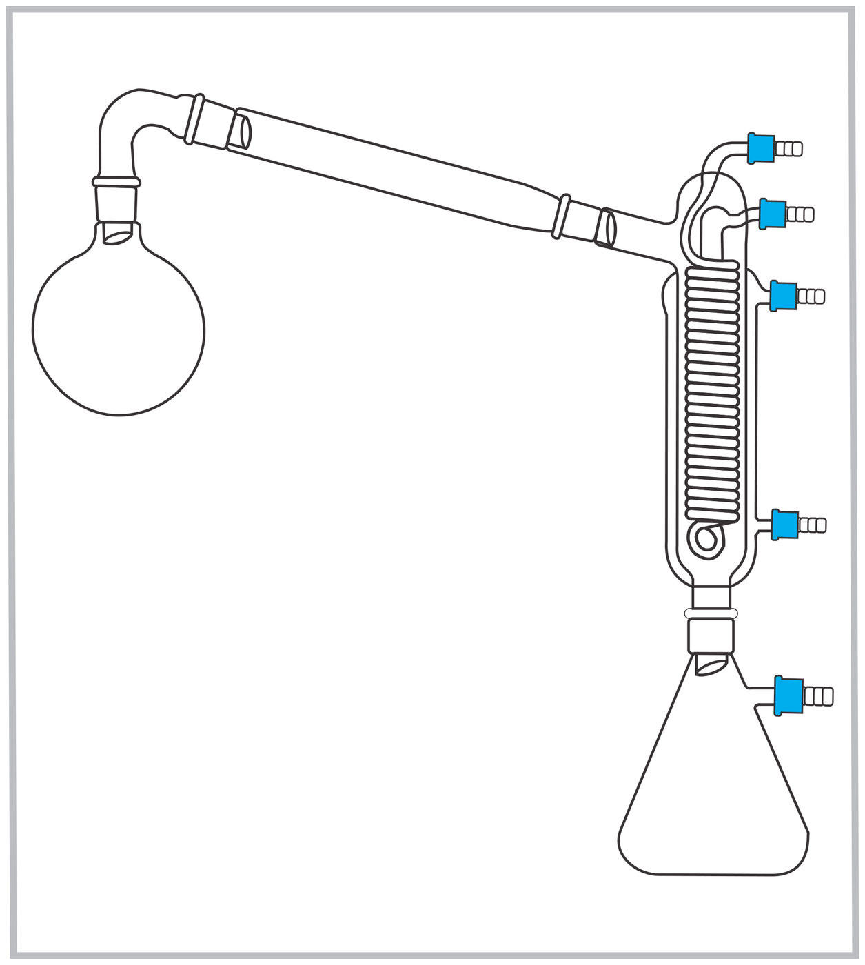 Solvent Recovery Assembly Type-2 — Jennson distillation assemblies by A R Instruments Company Ambala