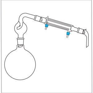 Distillation Assembly with Double Surface Condenser — Jennson distillation assemblies by A R Instruments Company Ambala