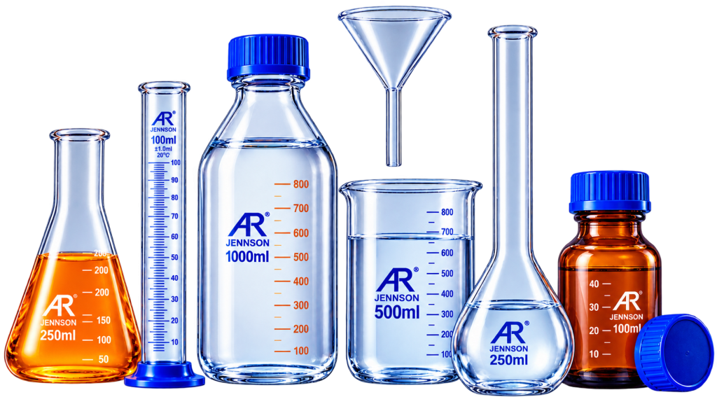 AR JENNSON Laboratory Glassware Collection — Jennson by A R Instruments Company